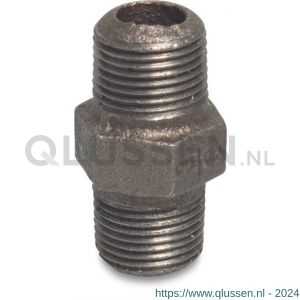 Mega Profec nummer 280 nippel gietijzer zwart 1.1/4 inch buitendraad DVGW 1128007