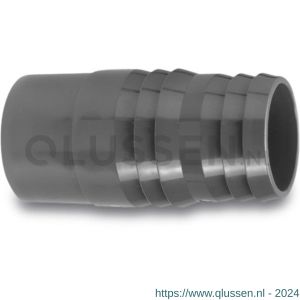 VDL slangtule PVC-U 32 mm lijm spie x slangtule grijs 7002835