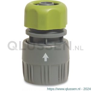 Hydro-Fit aansluiting PVC-U 15-19 mm knel x vrouwelijk klik grijs-groen type blister TOC 7008343