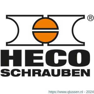 Heco-clipperset inbouwhoogte 15 mm met 50x Heco-clipper, 150x Heco-Topix-Plus RVS A2 4,0x25 mm en 100x Heco-Topix-Plus RVS A2 4,0x30 mm 62052