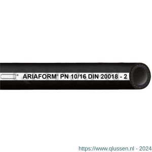 Baggerman Ariaform DIN 20018 persluchtslang 15x27 mm zwart glad 3201015000
