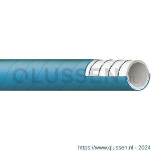 Baggerman Milkcord SP10 levensmiddelen zuig-pers melkslang 102x122 mm met spiraal wit-blauw 3455100000