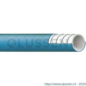 Baggerman Milkcord SP10 levensmiddelen zuig-pers melkslang 32x44 mm met spiraal wit-blauw 3455032000