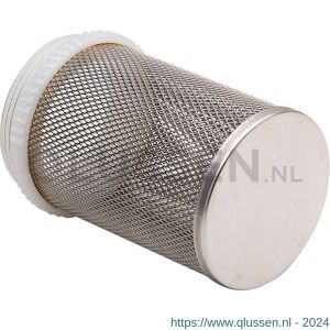Baggerman RVS filter voor Europa terugslagklep 1.1/2 inch nylon buitendraad 5266038000