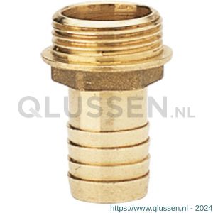 Baggerman messing Pilaar slangpilaar zeskant 3/8 inch tule x 3/8 inch buitendraad 5327010010