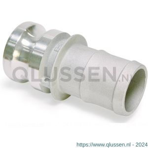 Baggerman Kamlok aluminium snelkoppeling type 633-E mannelijk 2.1/2 inch tule slangpilaar 5511063000