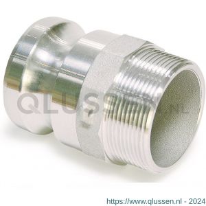 Baggerman Kamlok aluminium snelkoppeling Adaptor type 633-F mannelijk 4 inch buitendraad 5513100000