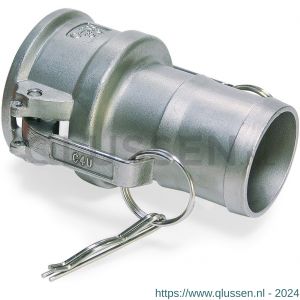 Baggerman Kamlok RVS snelkoppeling type C vrouwelijk 5 inch tule slangpilaar MIL-C-27487 AISI 316 5520125000