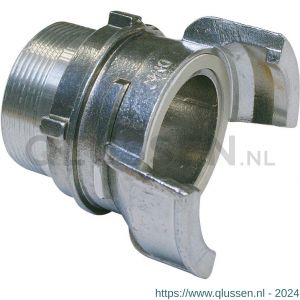 Baggerman aluminium Franse brandweer Guillemin snelknoppeling type MV 2.1/2 inch buitendraad met vergrendeling 5730063063