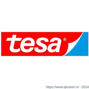 Tesa 51608 Tesaband 25 x m 38 mm zwart PET-vlies tape voor flexibiliteit en geluidsdemping 51608-00008-00