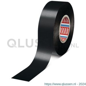 Tesa 4163 Tesaflex 33 m x 19 mm zwart Soft PVC tape 04163-00000-07