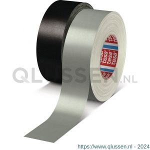 Tesa 4657 Tesaband 50 m x 100 mm grijs temperatuurbestendige textieltape 04657-00141-00