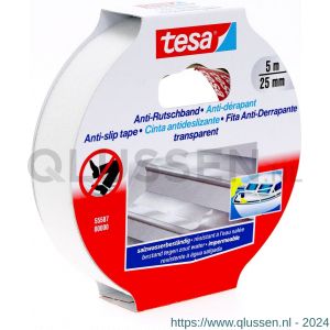 Tesa 55587 anti-slip tape 5 m x 25 mm transparant 55587-00000-11