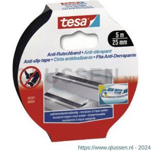 Tesa 55587 anti-slip tape 5 m x 25 mm zwart 55587-00002-11