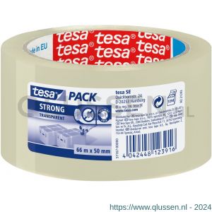 Tesa 57167 Tesapack Strong verpakkingstape transparant 66 m x 50 mm 57167-00000-07