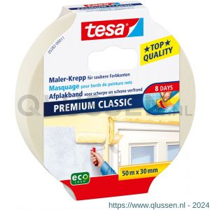 Tesa 5282 Premium Classic afplakband 50 m x 30 mm 05282-00011-09