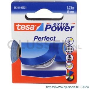 Tesa 56341 Extra Power Perfect textieltape blauw 2,75 m x 19 mm 56341-00029-03
