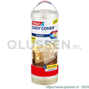 Tesa 57116 Easycover afdekfolie en afplakband L 33 m x 1,4 m navulling 57116-00000-03