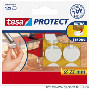 Tesa 57893 Protect vilt wit 22 mm 57893-00000-01