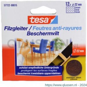 Tesa 57893 Protect vilt bruin 22 mm 57893-00001-01