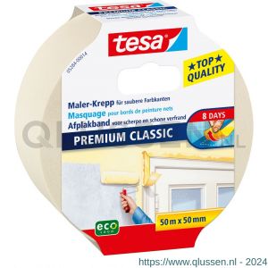 Tesa 5284 Premium Classic afplakband 50 m x 50 mm 05284-00014-10