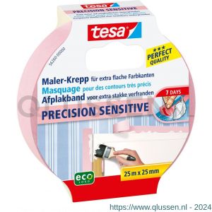 Tesa 56260 Precision Sensitive afplakband roze 25 m x 25 mm 56260-00000-04