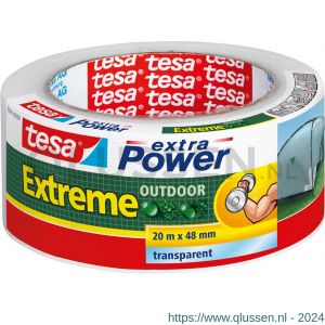 Tesa 56395 Extra Power Extreme Outdoor reparatietape 20 m x 48 mm transparant 56395-00000-00