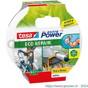 Tesa 56431 Extra Power Eco Repair textieltape 10 m x 38 mm wit 56431-00001-00