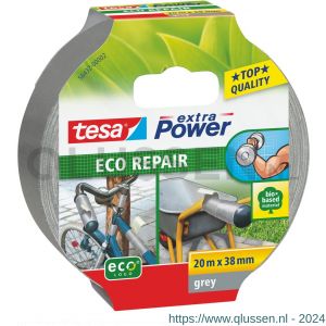 Tesa 56432 Extra Power Eco Repair textieltape 20 m x 38 mm grijs 56432-00002-00