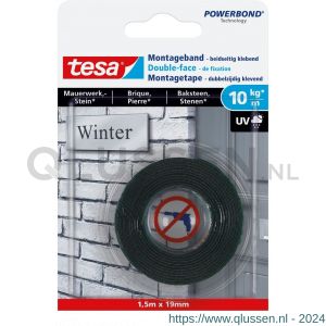 Tesa 77748 Powerbond montage bakstenen 1,5 m x 19 mm 77748-00000-00