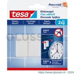 Tesa 77762 Klevende Spijker tegels en metaal 2 kg 77762-00000-00