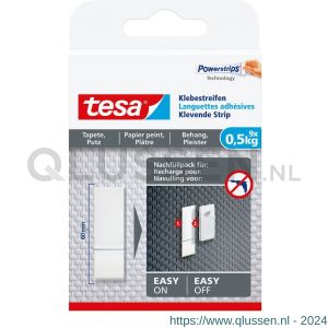 Tesa 77770 Powerstrips gevoelige oppervlakken 500 g 77770-00000-20