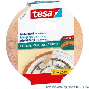 Tesa 56533 flexible afplakband 25 m x 25 mm 56533-00001-01