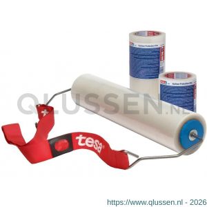 Tesa 4848 Tesafilm 100 x m 500 mm rood transparante oppervlaktebeschermingsfolie 04848-00001-00
