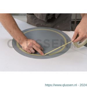 Tesa 4174 Tesaflex 66 m x 25 mm groen fijnelijn maskeringstape voor designschilderen 04174-00009-00