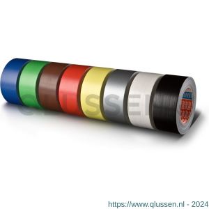 Tesa 4688 Tesaband 50 m x 50 mm zwart standaard polyethyleengecoate textieltape 04688-00000-00