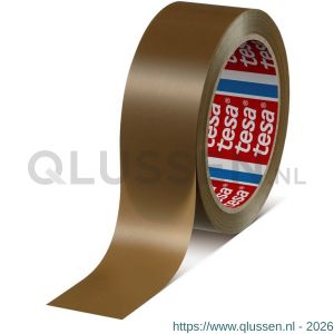 Tesa 4120 Tesapack 66 m x 38 mm bruin PVC verpakkingstape 04120-00041-00
