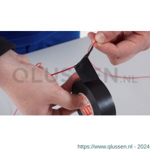 Tesa 4163 Tesaflex 33 m x 50 mm grijs Soft PVC tape 04163-00102-92