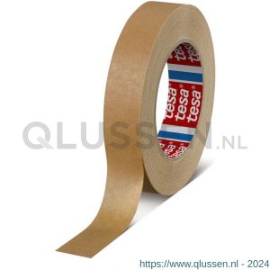 Tesa 4309 Tesakrepp 50 m x 25 mm licht geel temperatuurbestendige maskeringstape voor lakspuiten tot 120 graden C 04309-00012-01