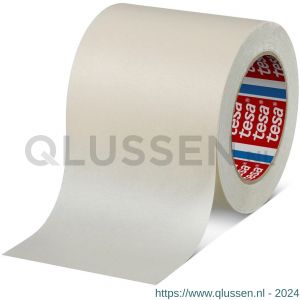 Tesa 4317 Tesakrepp 50 m x 100 mm chamois fijne crepepapieren maskeringstape voor lakspuiten tot 80 graden C 04317-00009-00