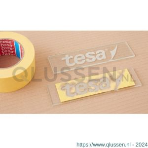 Tesa 4434 Tesakrepp 10 m x 50 mm geel maskeringstape voor zandstralen, bescherming en versteviging 04434-00009-00
