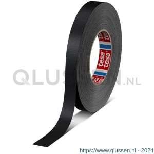 Tesa 4651 Tesaband 50 m x 19 mm zwart premium textieltape 04651-00504-00