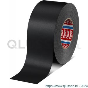 Tesa 4651 Tesaband 50 m x 75 mm zwart premium textieltape 04651-00548-00