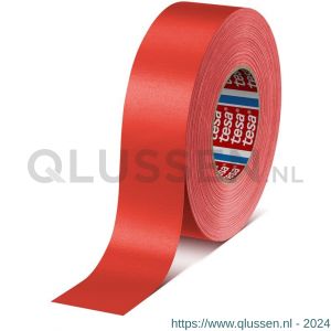 Tesa 4651 Tesaband 50 m x 50 mm rood premium textieltape 04651-00528-00