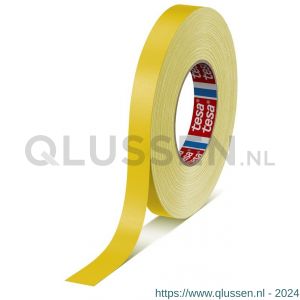 Tesa 4651 Tesaband 50 m x 19 mm geel premium textieltape 04651-00519-00