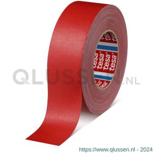Tesa 4671 Tesaband 50 m x 50 mm rood acrylgecoate textieltape 04671-00014-00
