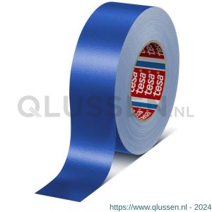 Tesa 4688 Tesaband 50 m x 50 mm blauw standaard polyethyleengecoate textieltape 04688-00023-00