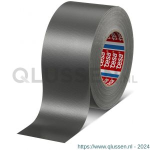 Tesa 4688 Tesaband 50 m x 75 mm grijs standaard polyethyleengecoate textieltape 04688-00012-00