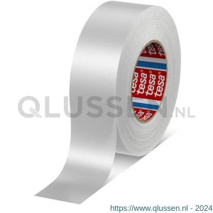 Tesa 4688 Tesaband 50 m x 50 mm wit standaard polyethyleengecoate textieltape 04688-00009-00