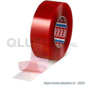 Tesa 4965 Tesafix 50 m x 50 mm transparant dubbelzijdige transparante folie tape 04965-00014-00